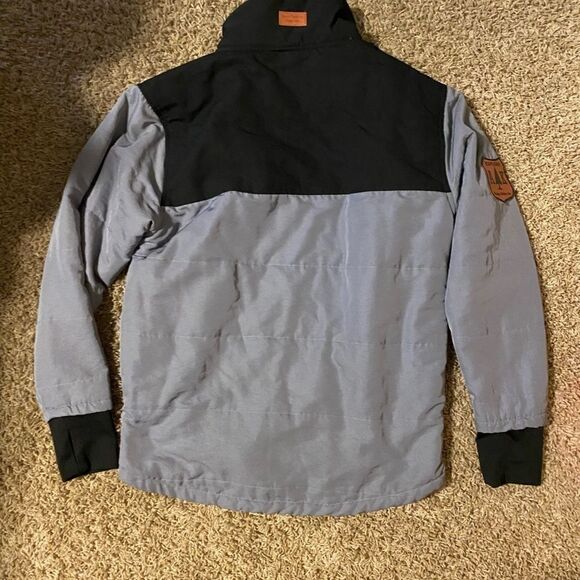 Alaska Chicks pullover light gray/black jacket szS - Picture 2 of 5